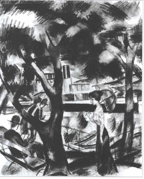 The Way On The Water — August Macke