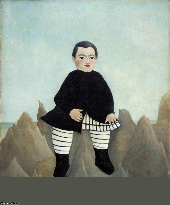 Boy On The Rocks — Henri Julien Félix Rousseau (le Douanier)