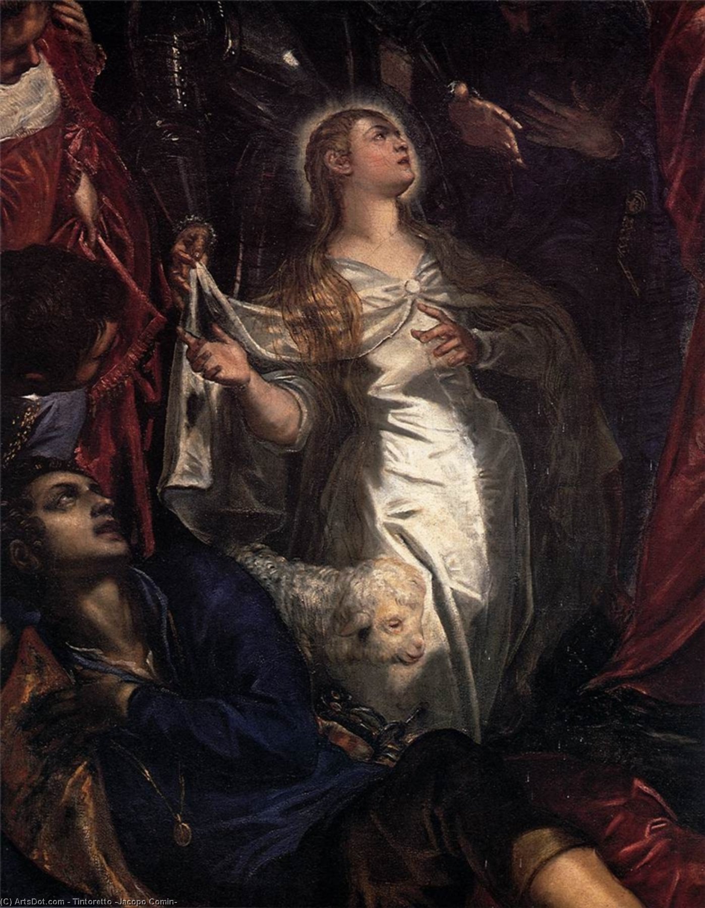 The Miracle Of St Agnes (detail) — Jacopo Tintoretto