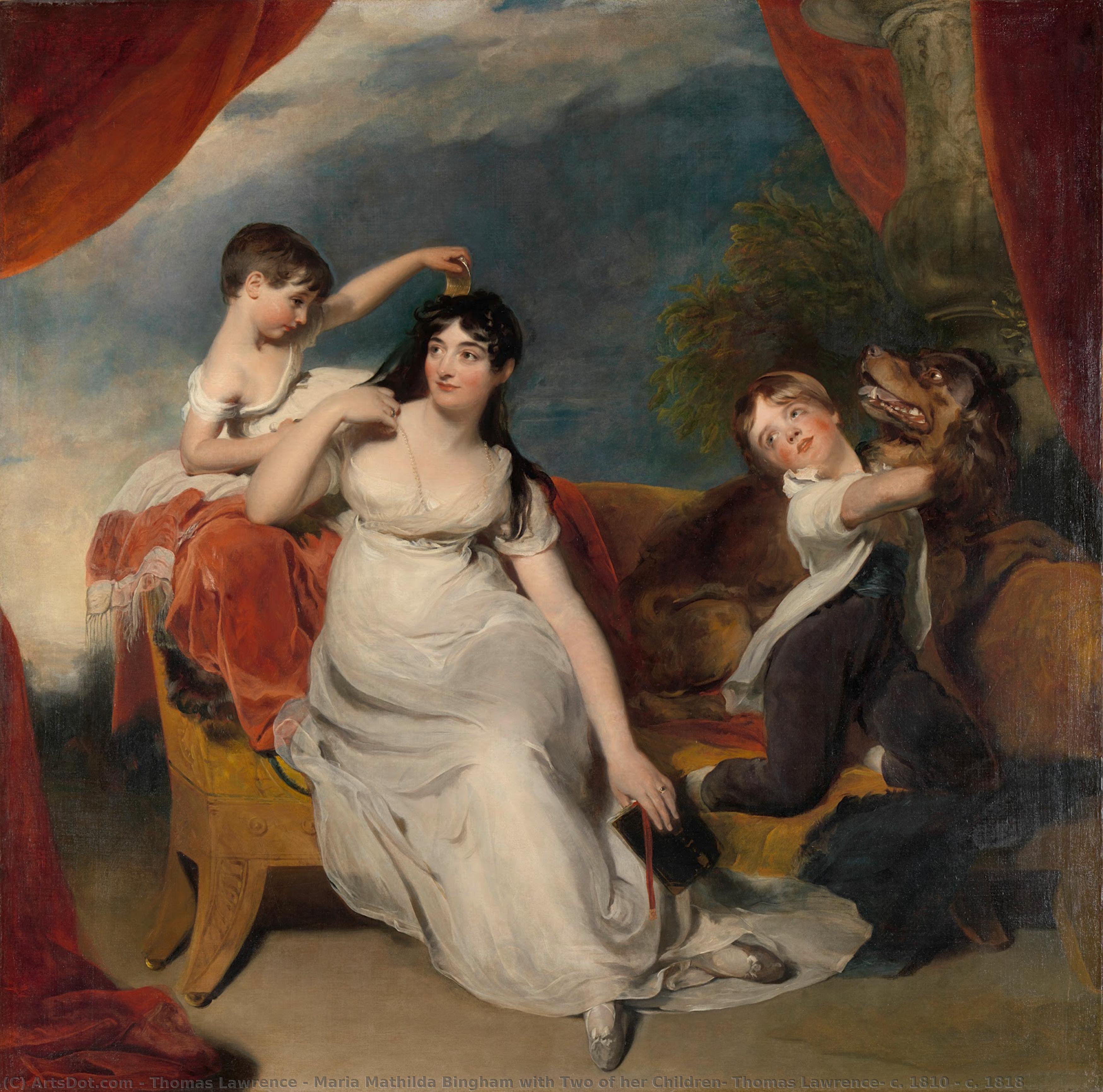 Maria Mathilda Bingham With Two Of Her Children, Thomas Lawrence, C. 1810 - C. 1818 — Sir Thomas Lawrence