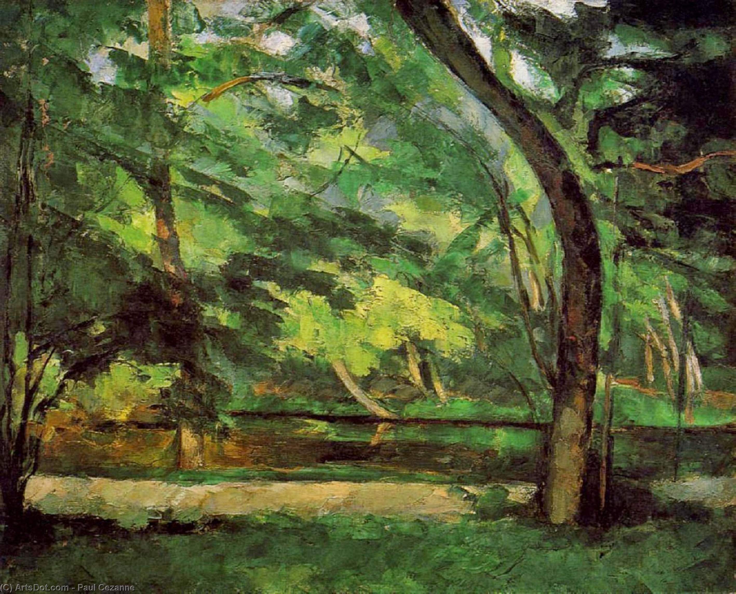 The Etang Des Soeurs At Osny — Paul Cézanne