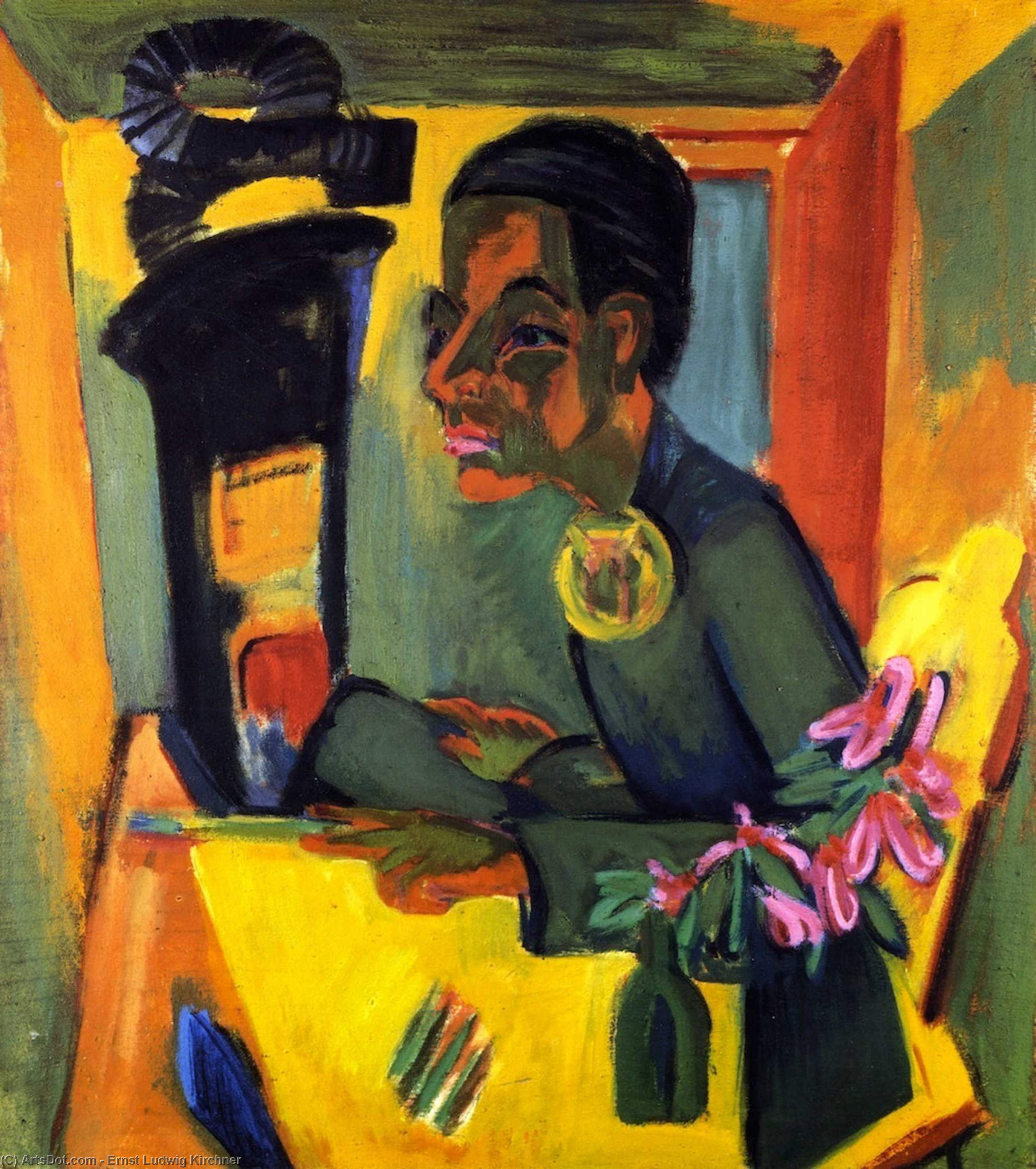 Der Maler, Selbstporträt — Ernst Ludwig Kirchner