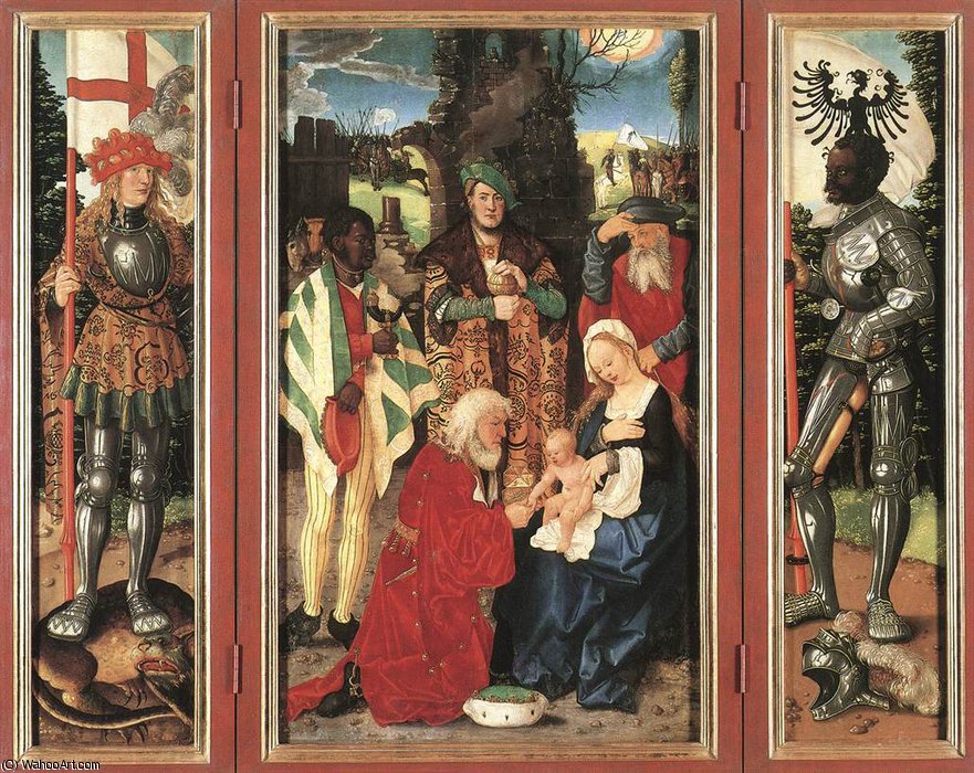 Three Kings Altarpiece (open) — Hans Baldung