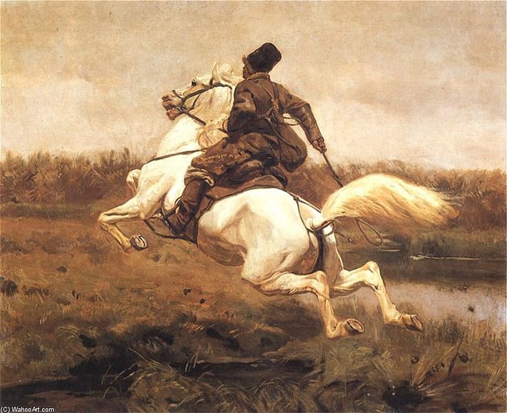 Kozak Na Koniu — Józef Chełmoński