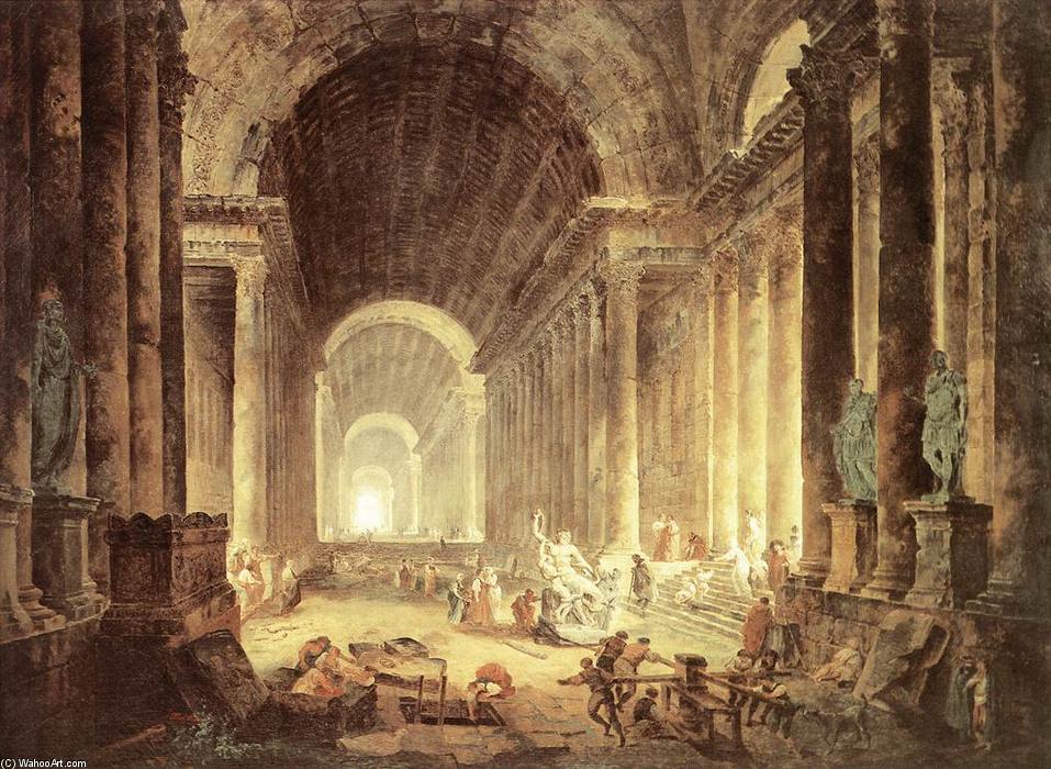 The Finding Of The Laocoön — Hubert Robert