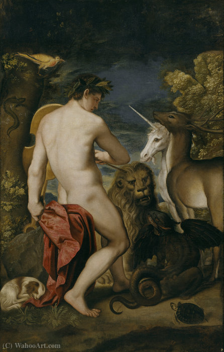 Orpheus Enchanting The Animals — Padovanino