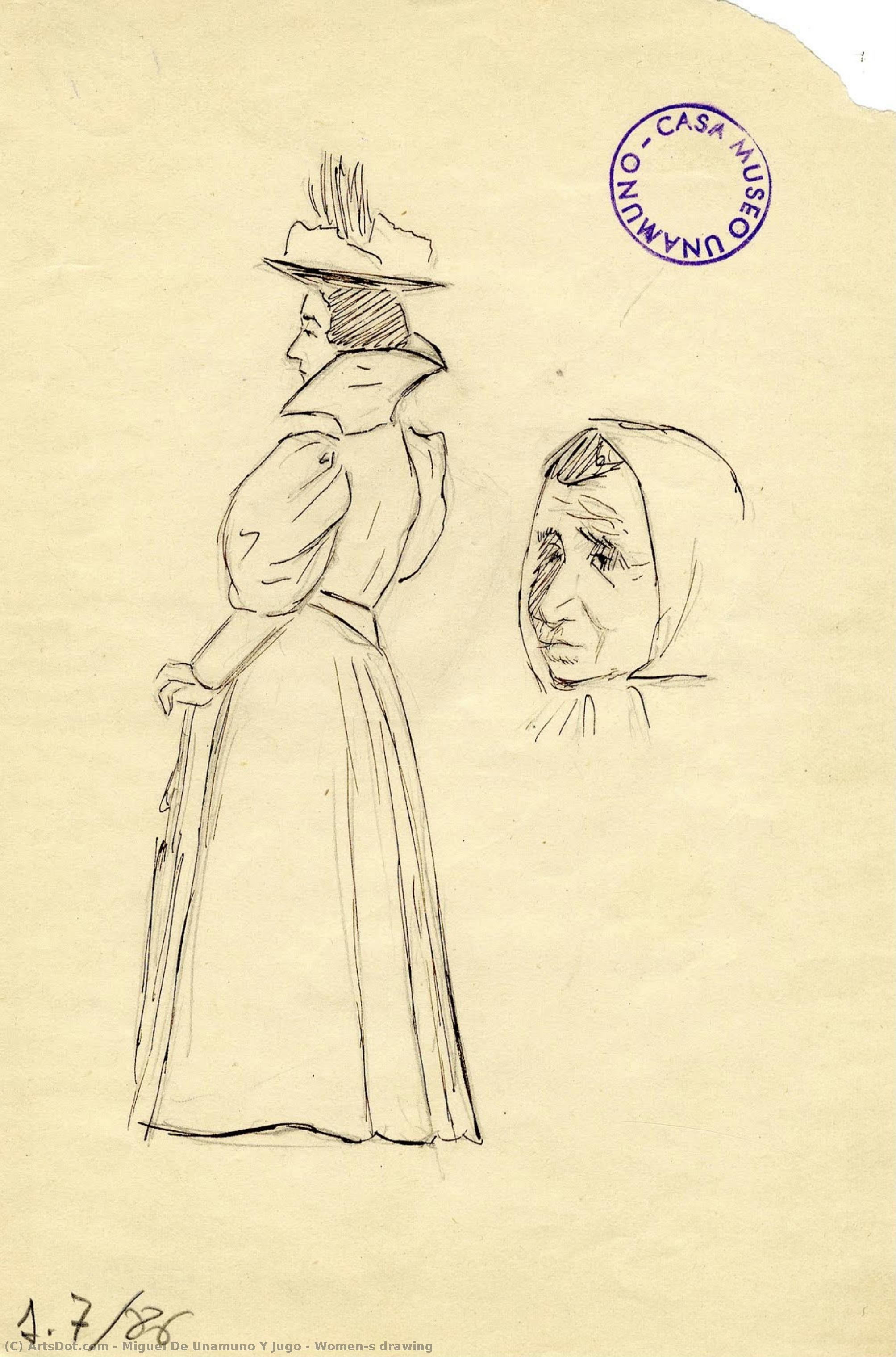 Women´s Drawing — Miguel De Unamuno