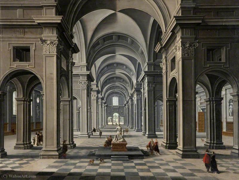 Interior Of A Renaissance Church — Dirck Van Delen