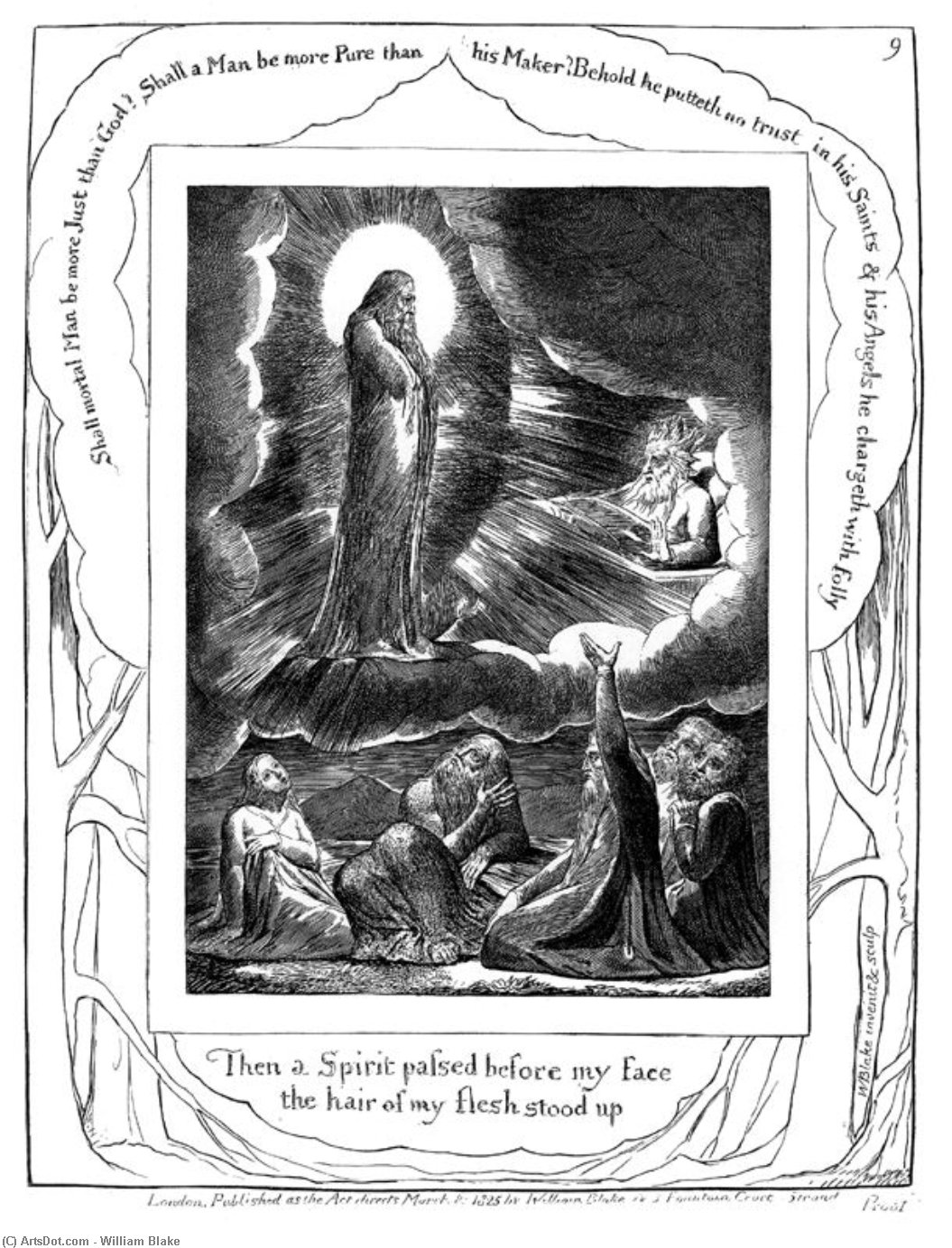 The Vision Of Eliphaz 2 — William Blake