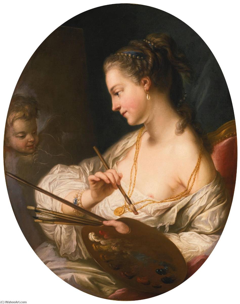 Allegory Of Painting — Charles-andré Van Loo