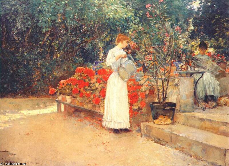 After Breakfast — Frederick Childe Hassam