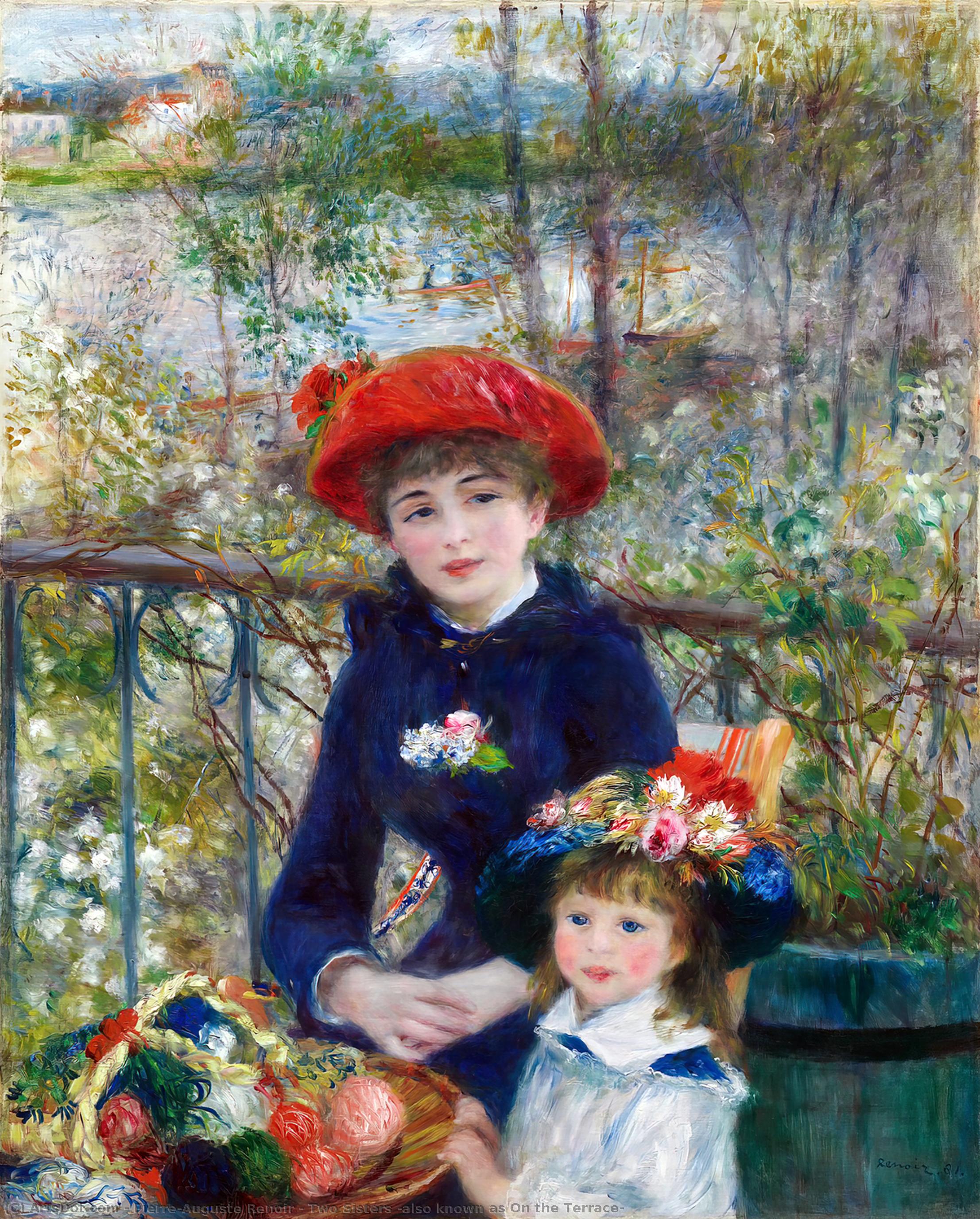 Two Sisters (also Known As On The Terrace) — Pierre-auguste Renoir