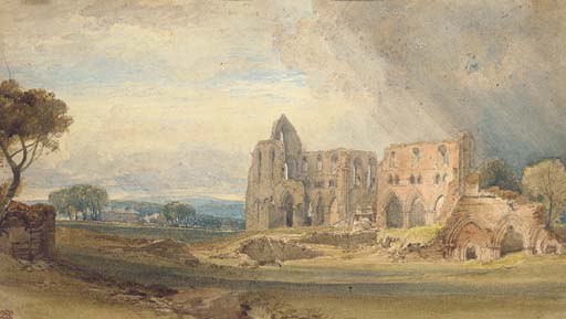 Dundrennan Abbey, Kirkcudbright, Scotland — William Leighton Leitch