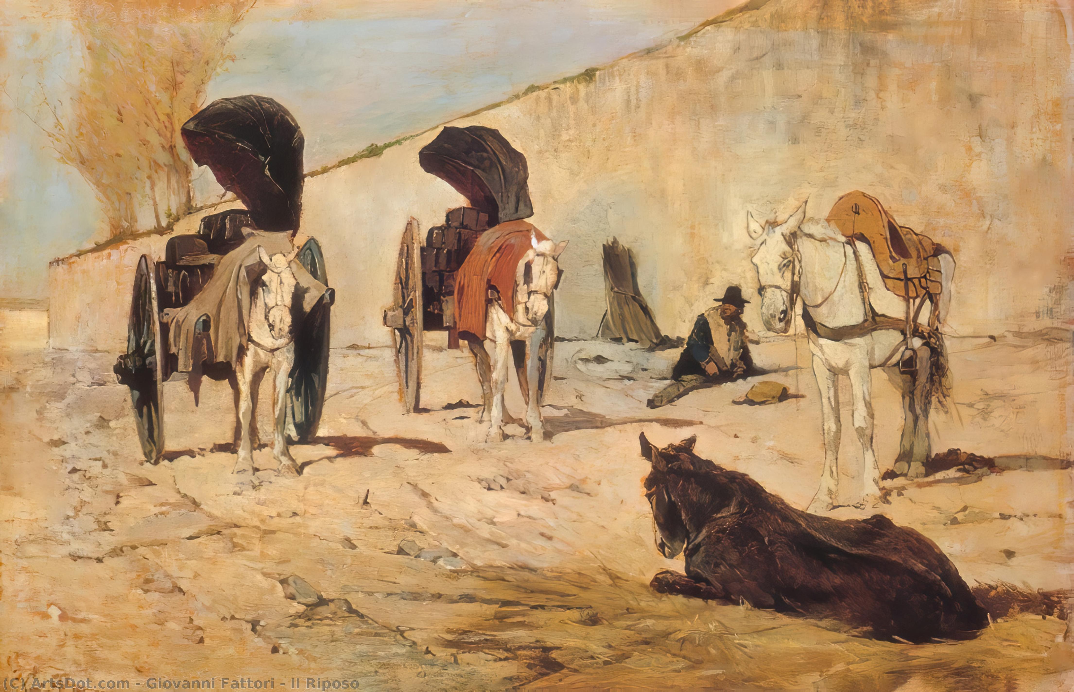 Il Riposo — Giovanni Fattori
