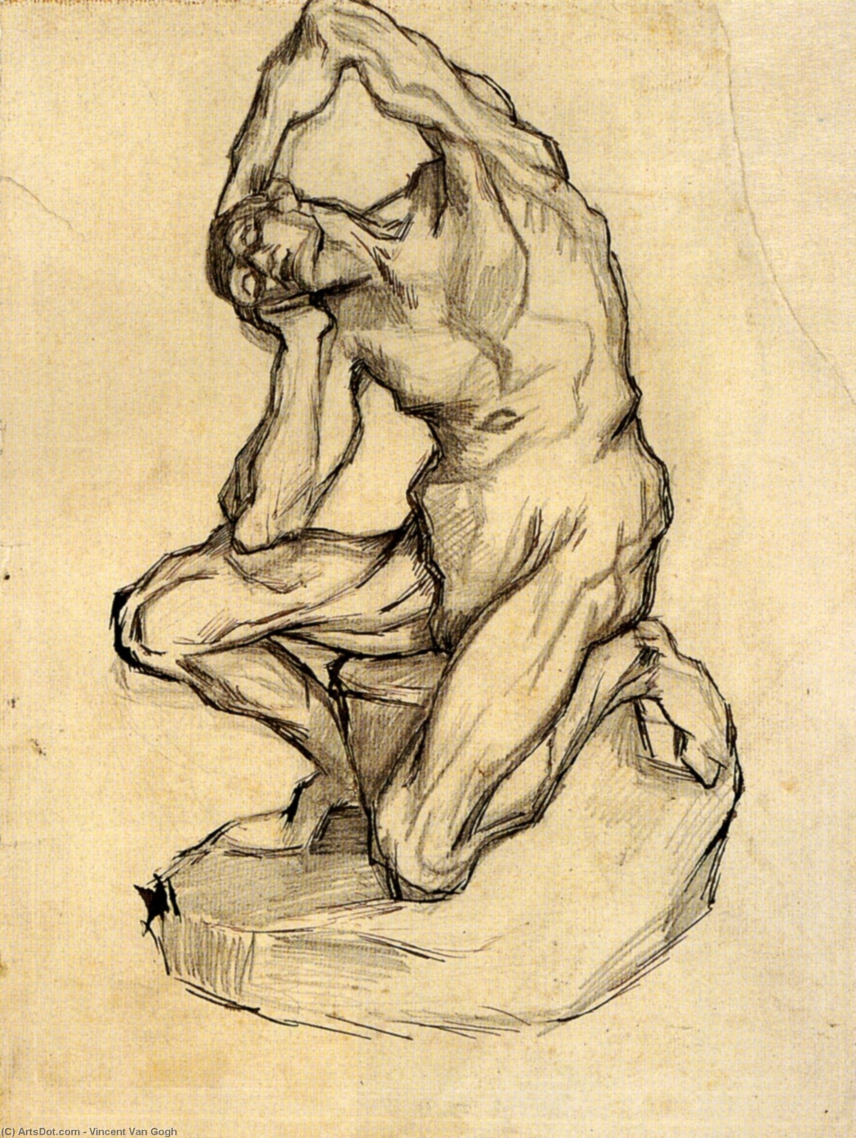 Kneeling Ecorche — Vincent Willem Van Gogh