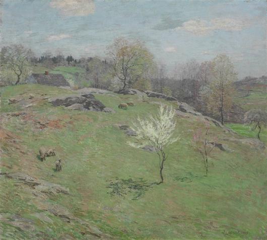 Unfolding Buds — Willard Leroy Metcalf
