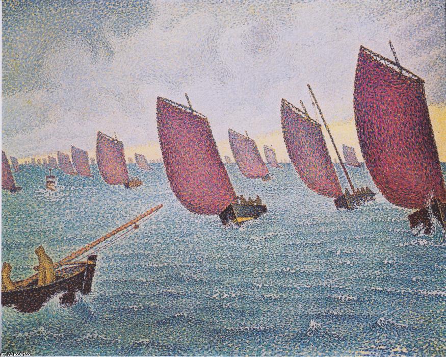 Regatta In Concarneau — Paul Signac