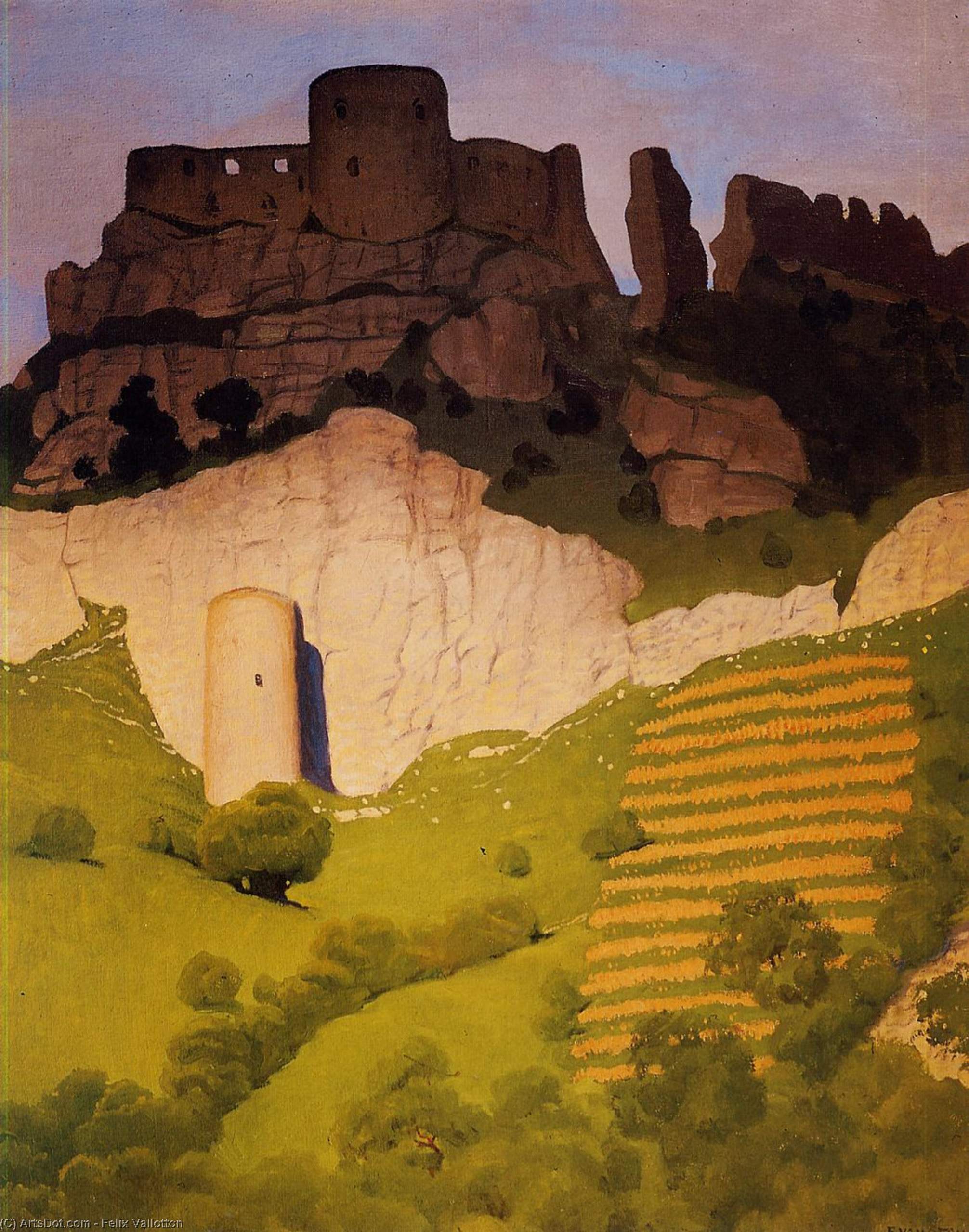 Chateau Gaillard At Andelys — Félix Vallotton