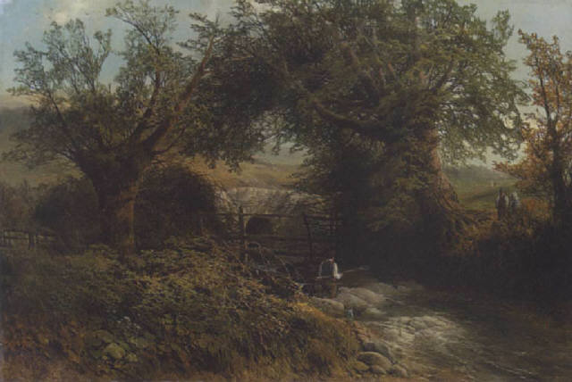 Angler Am Bachufer — Adrian Scott Stokes