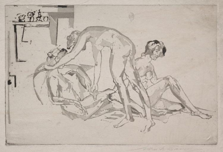 Against Green — Arthur B. Davies