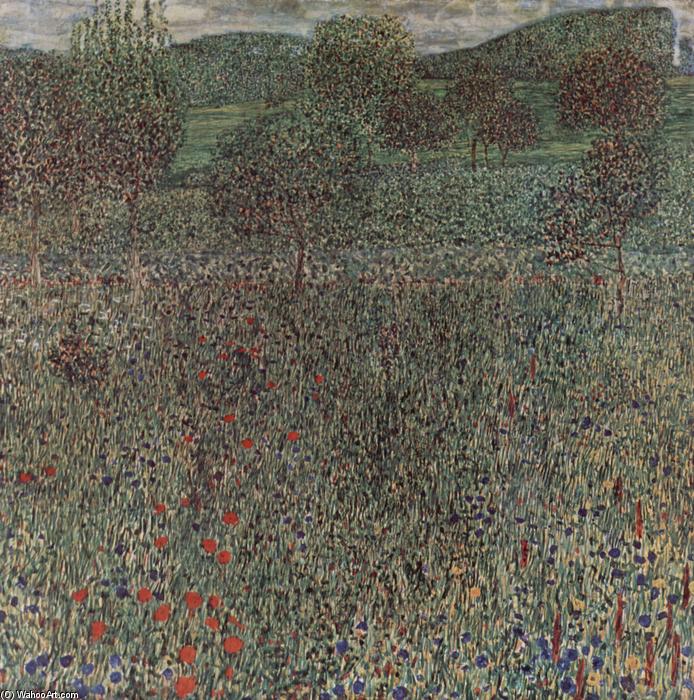 Blühendes Feld — Gustav Klimt