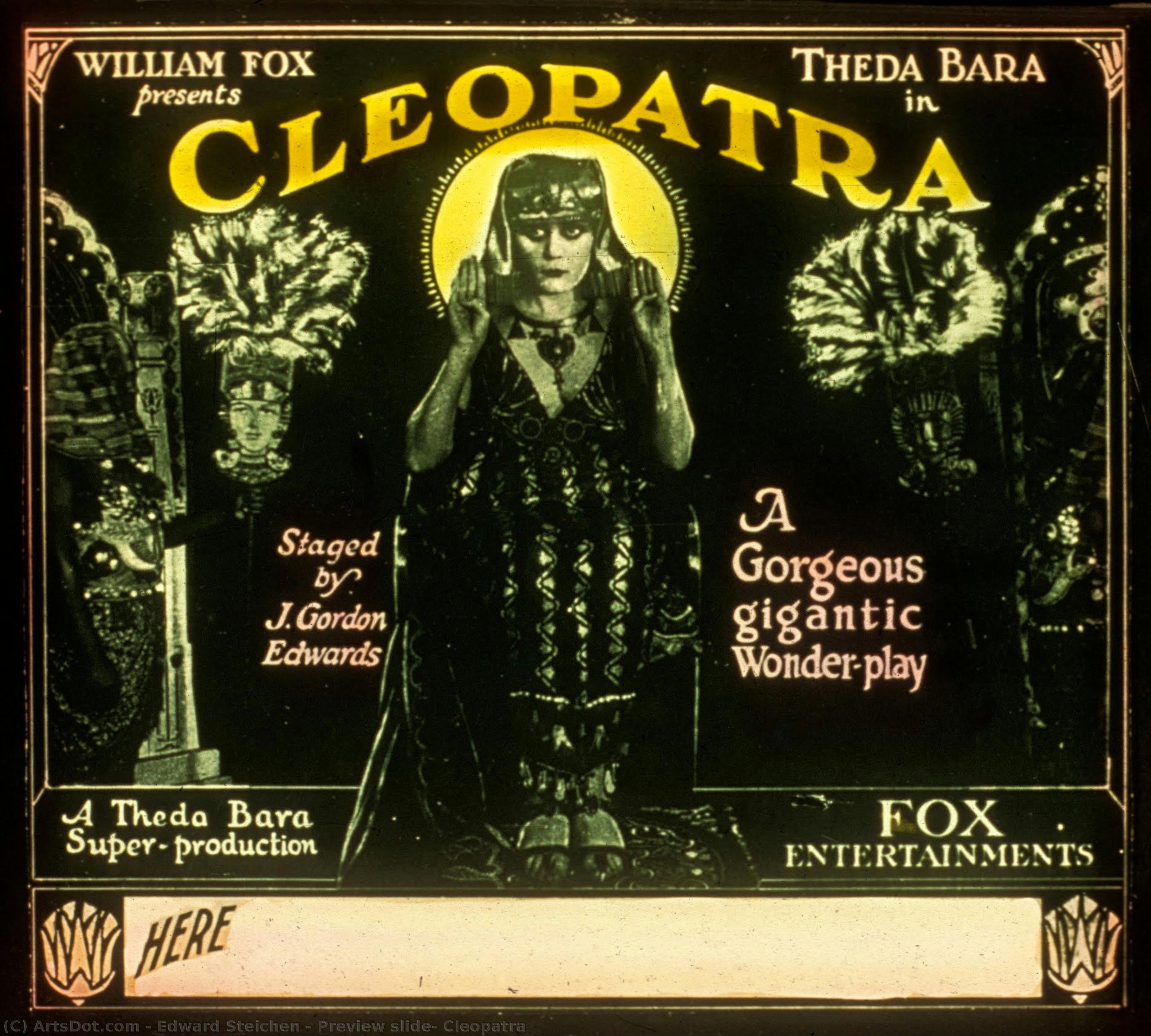 Preview Slide, Cleopatra — Edward Steichen