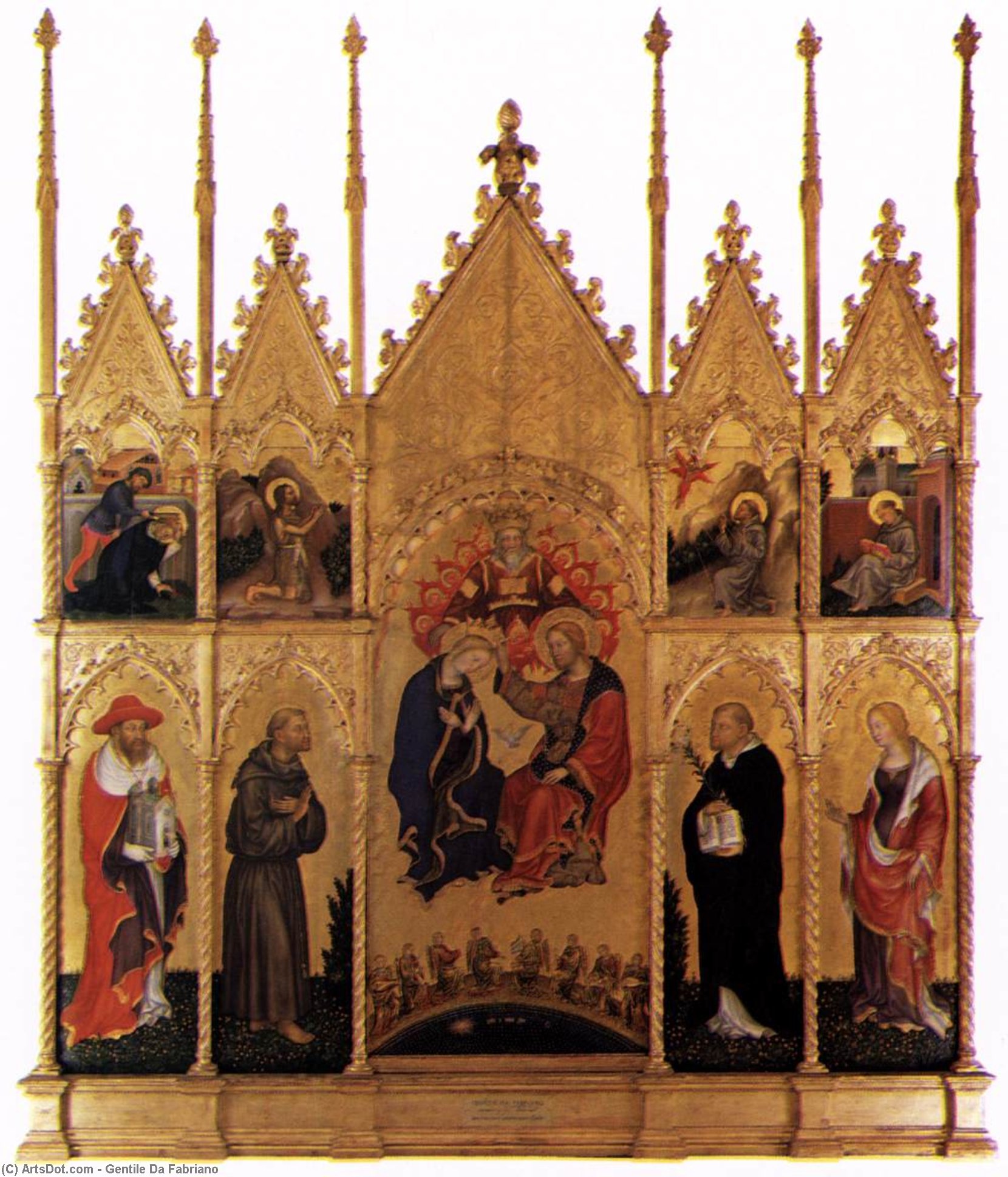 Polyptych Of Valle Romita — Gentile Da Fabriano