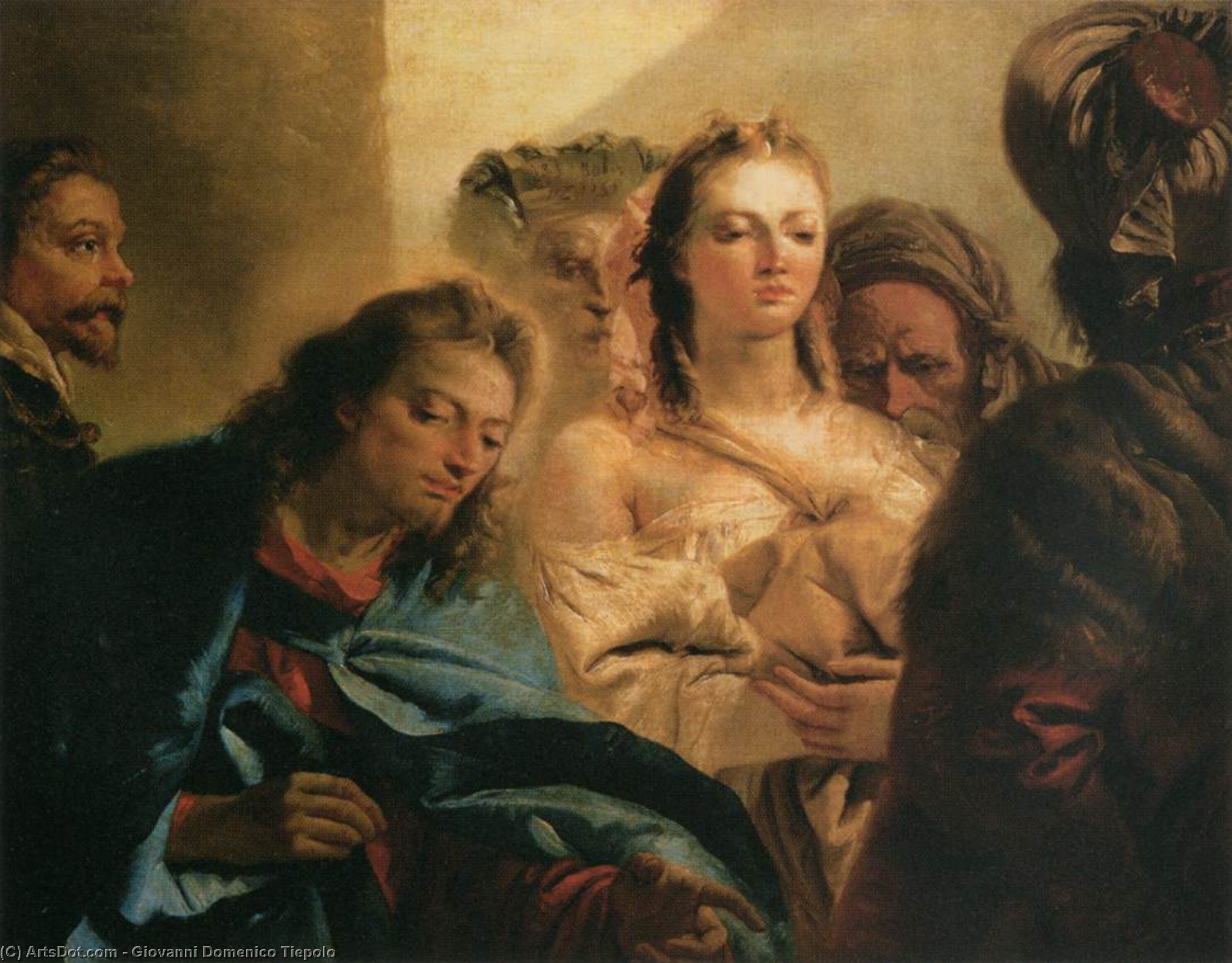 Christ And The Adulteress — Giovanni Domenico Tiepolo