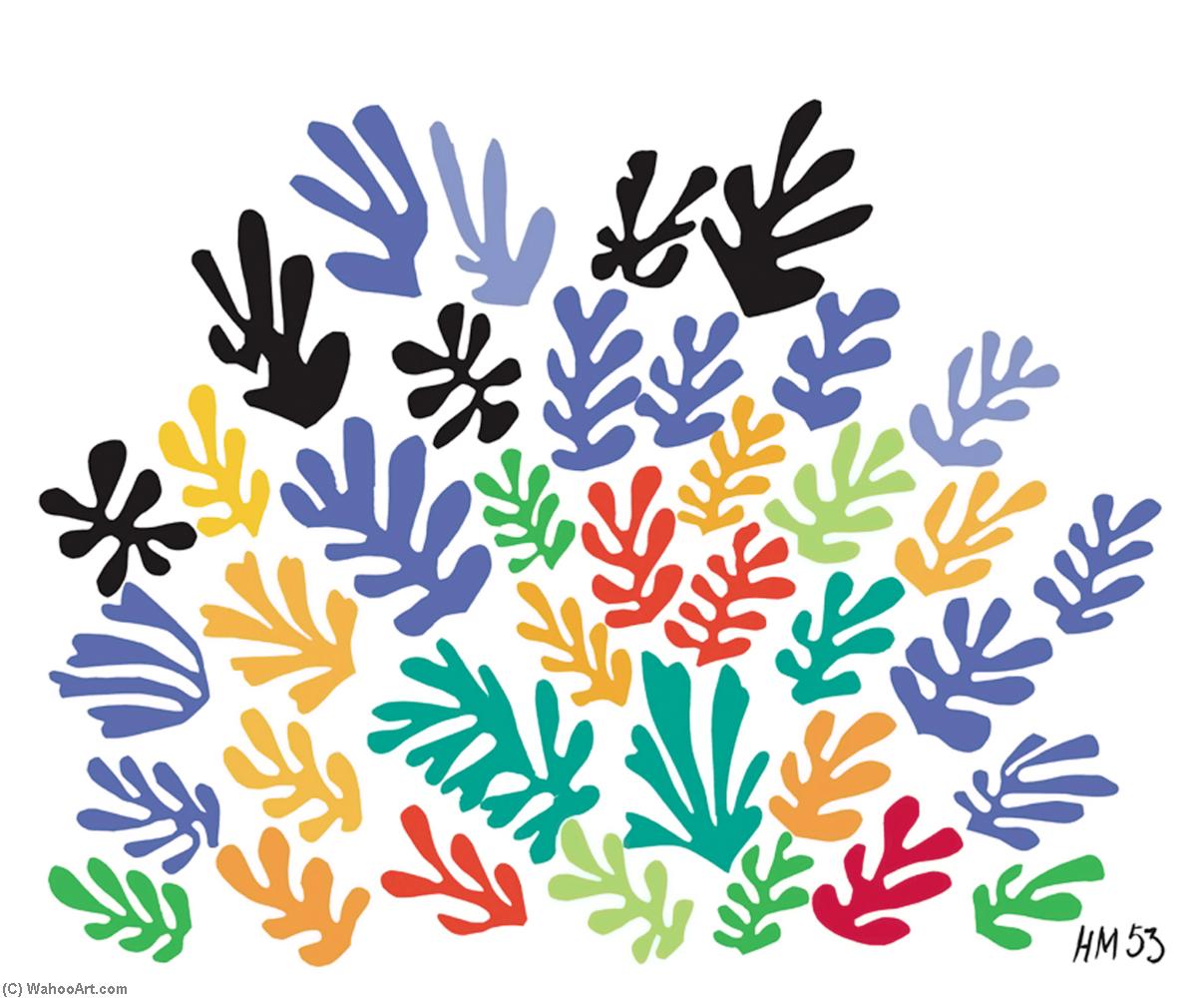 La Gerbe, Projet De Céramique Gouache Découpée Los Angeles, Art Galleries — Henri Matisse