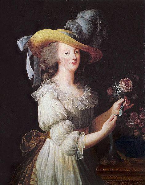 Marie Antoinette In A Muslin Dress — Louise Élisabeth Vigée Le Brun
