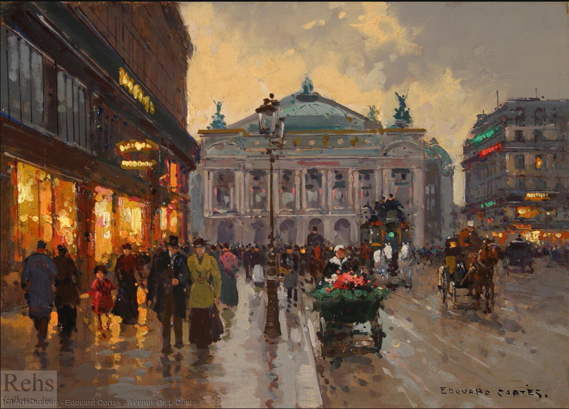 Avenue De L'opera — Edouard Cortès