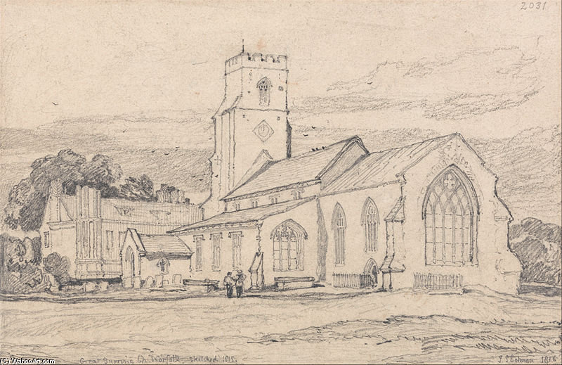 Great Snoring Church, Norfolk — John Sell Cotman