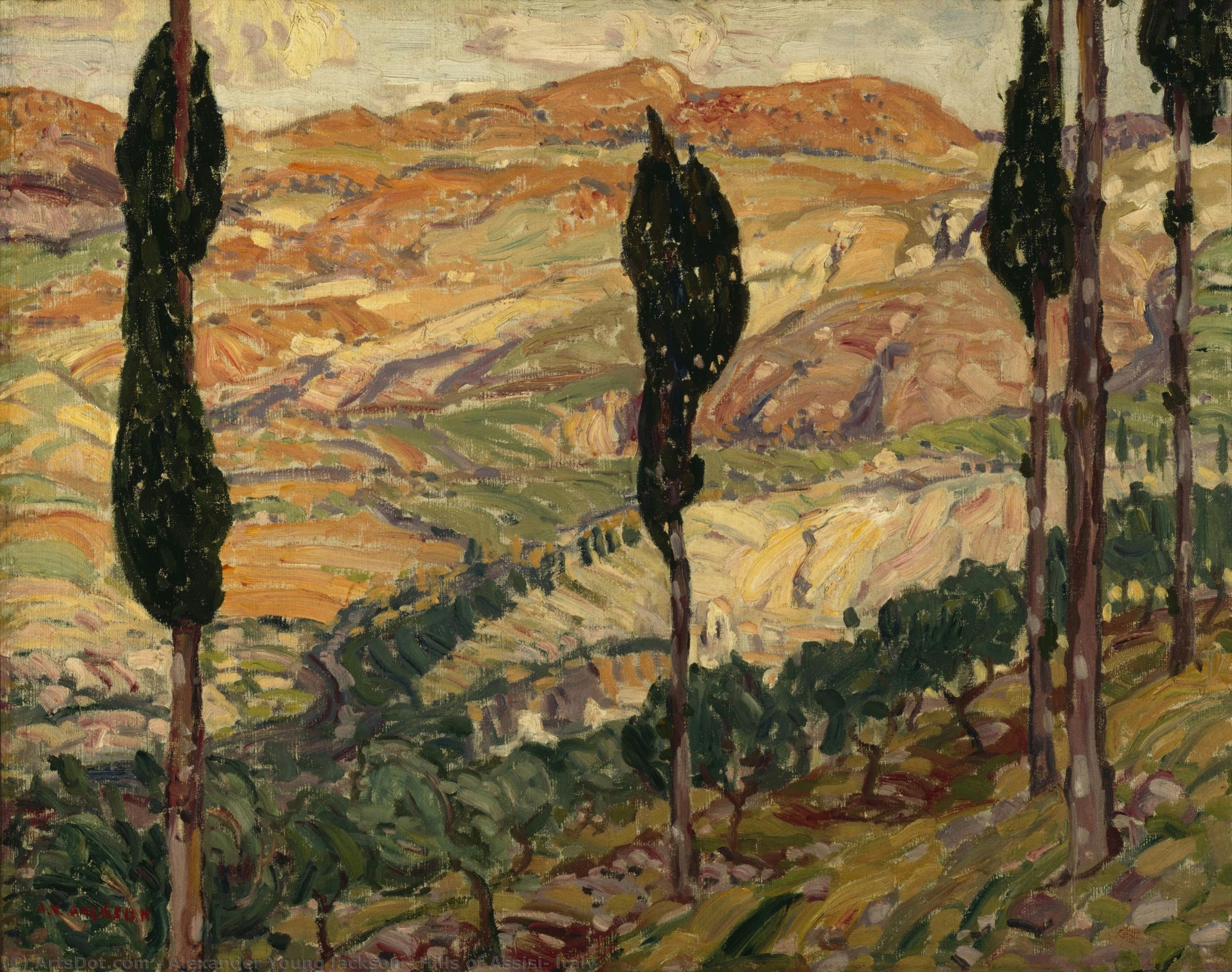 Hills Of Assisi, Italy — Alexander Young Jackson