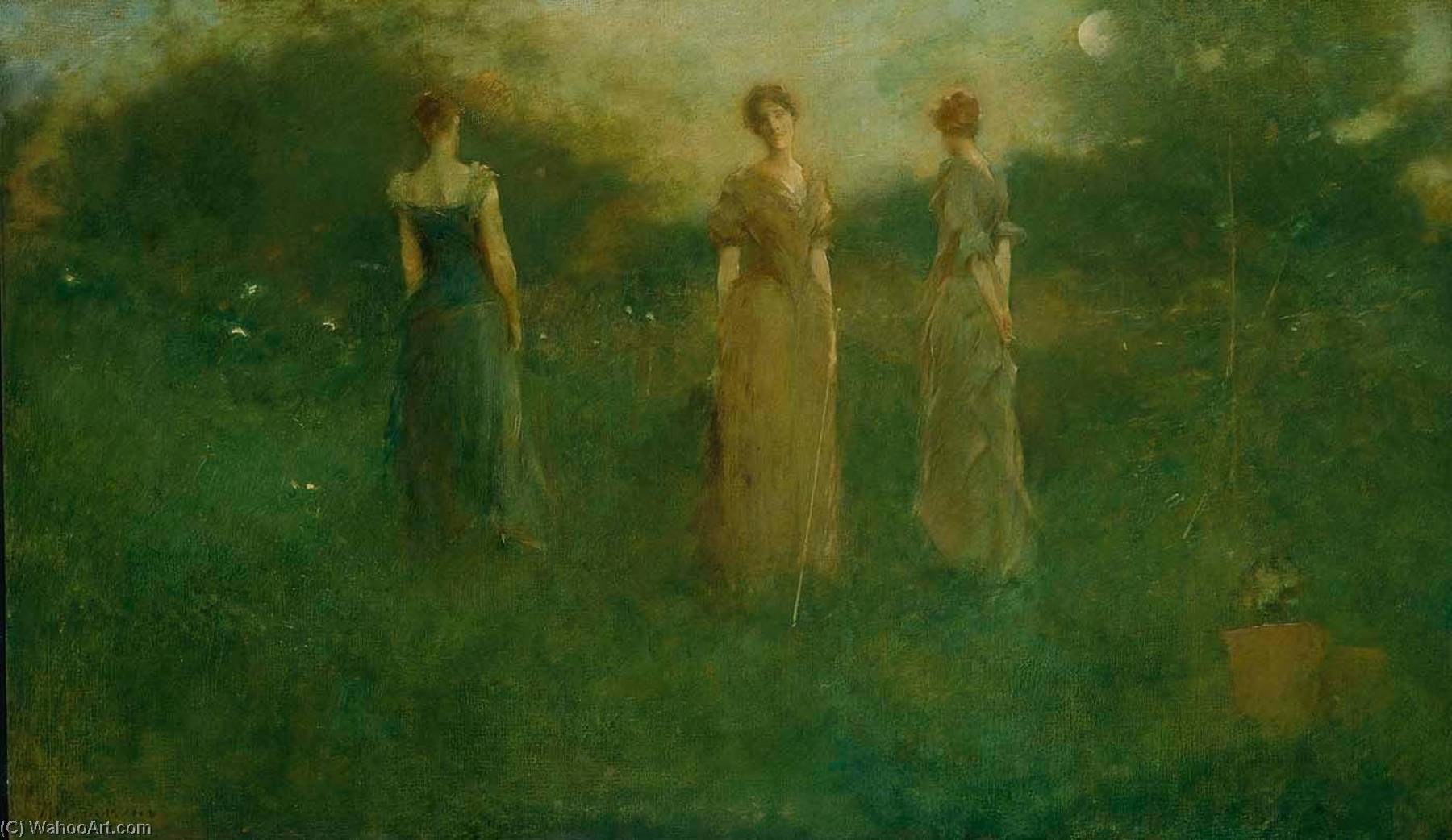 In The Garden — Thomas Wilmer Dewing
