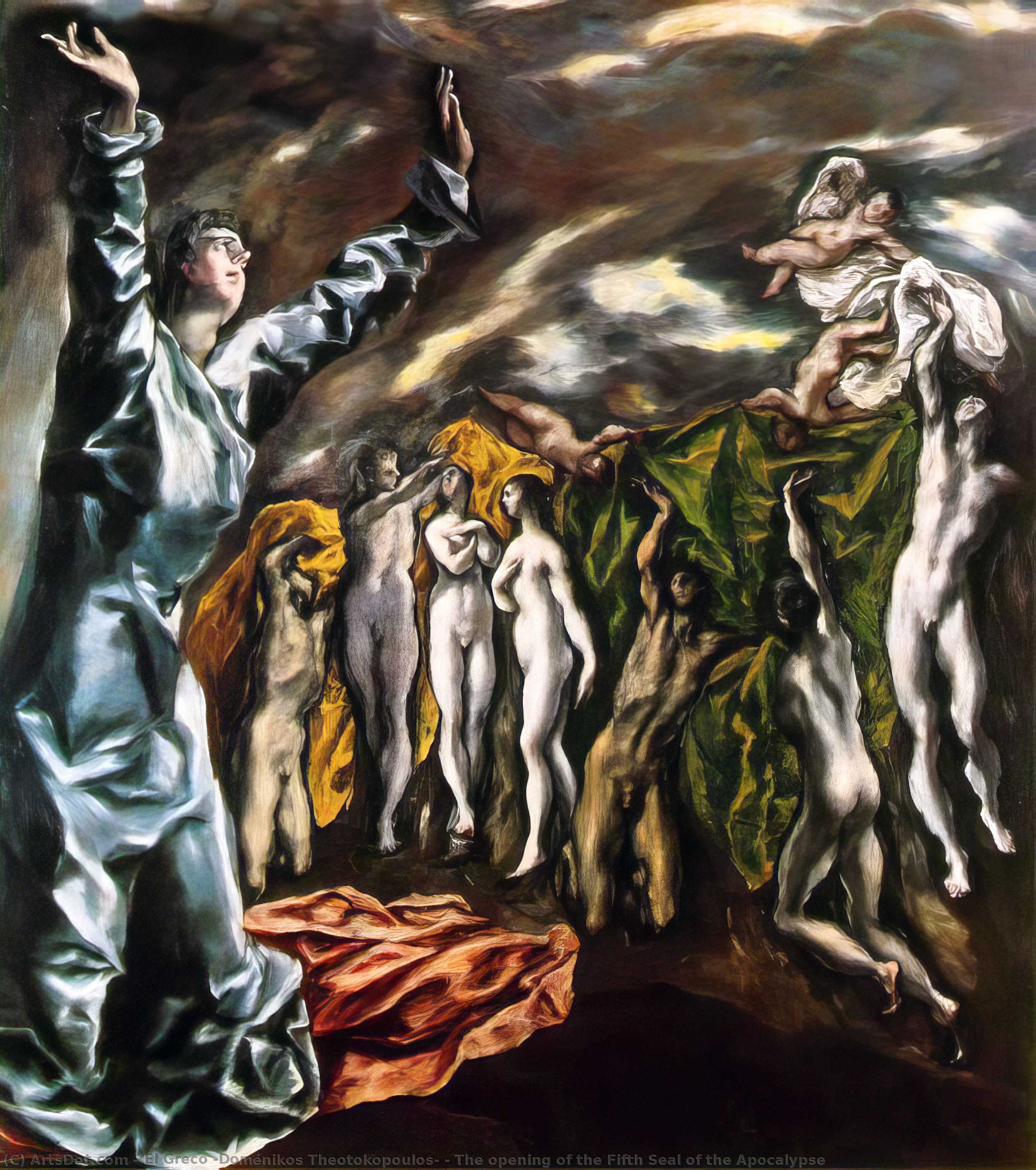 The Opening Of The Fifth Seal Of The Apocalypse — El Greco