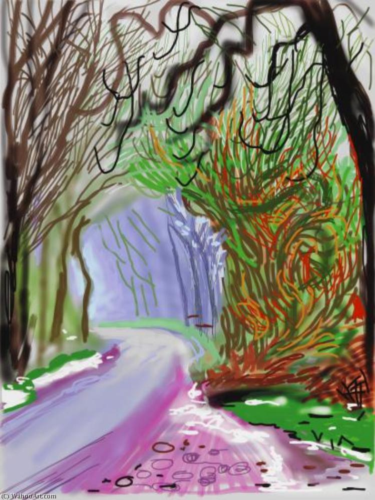 The Arrival Of Spring In Woldgate (2) — David Hockney