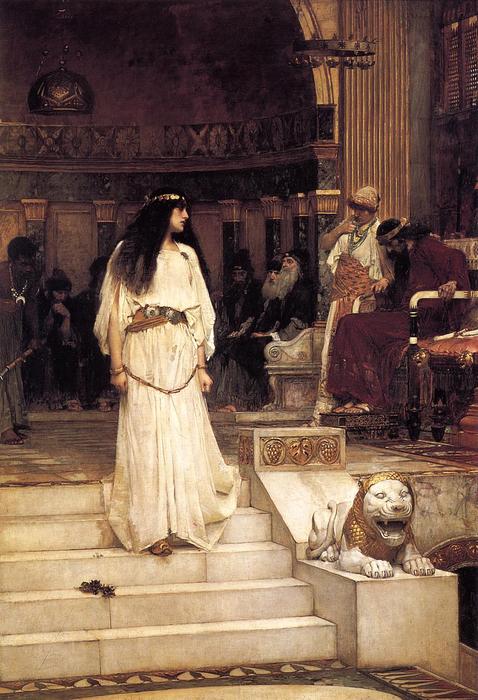 Mariamne Leaving The Judgement Seat Of Herod — John William Waterhouse