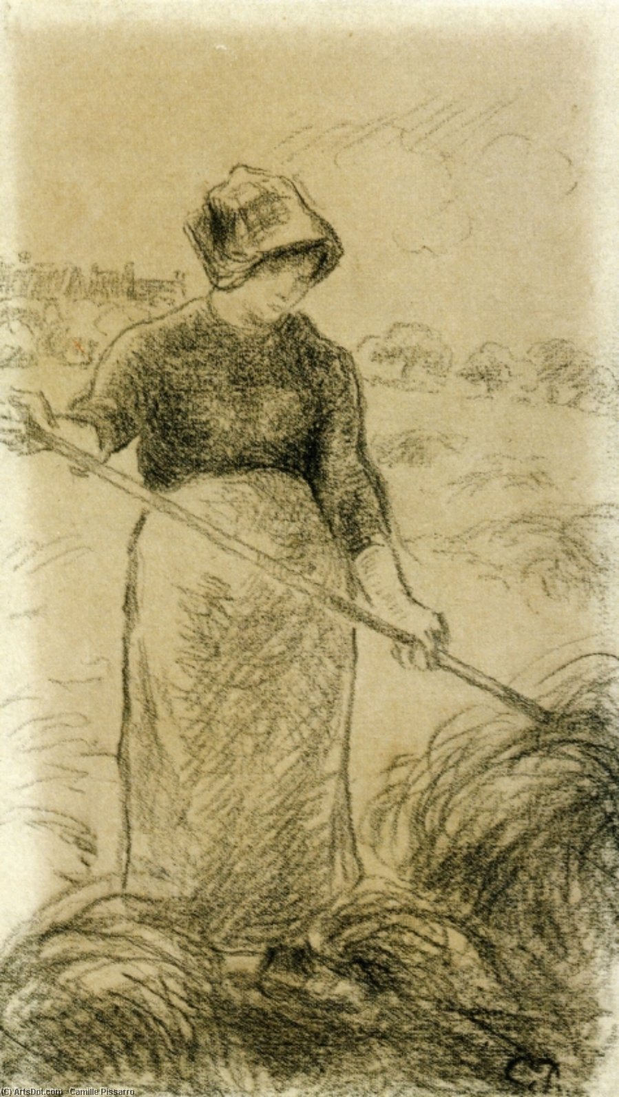 Haymaker — Camille Pissarro