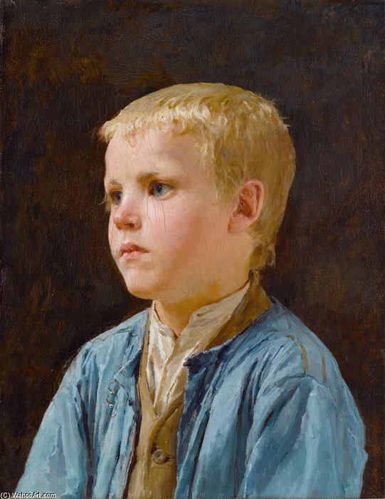 Portrait Of Boy — Albert Samuel Anker