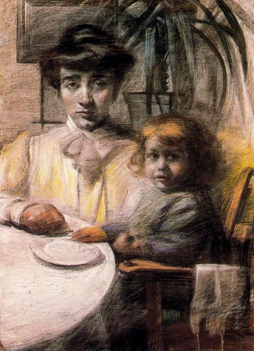 Mother And Child — Umberto Boccioni