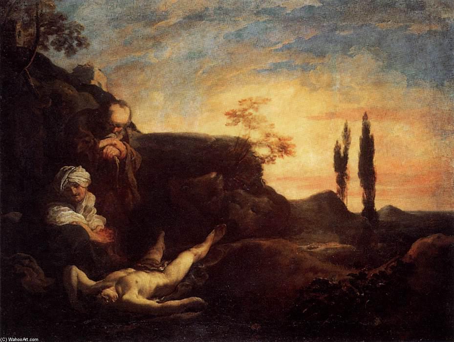 Adam And Eve Mourning For Abel — Johann Liss