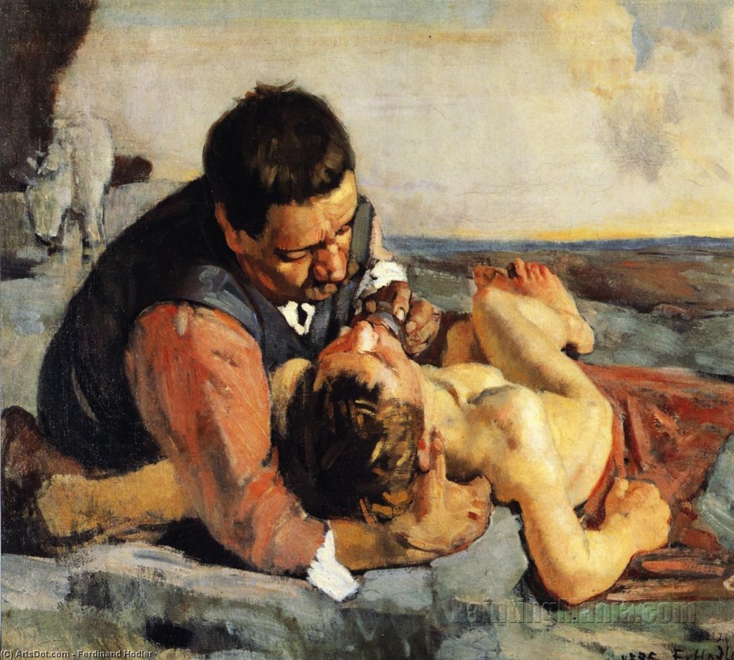 The Good Samaritan — Ferdinand Hodler