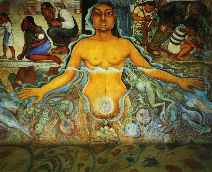 Figure Symbolizing The Asiatic Race — Diego Rivera