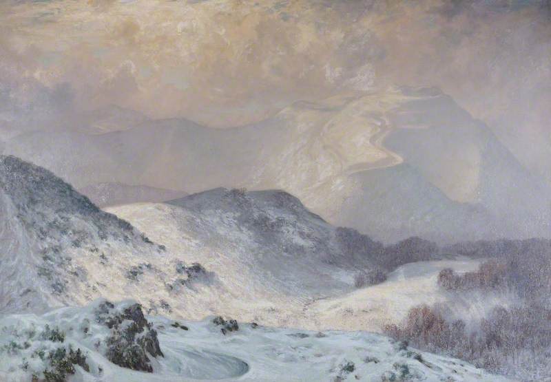 Winter At Malvern, Worcestershire — Harry William Adams
