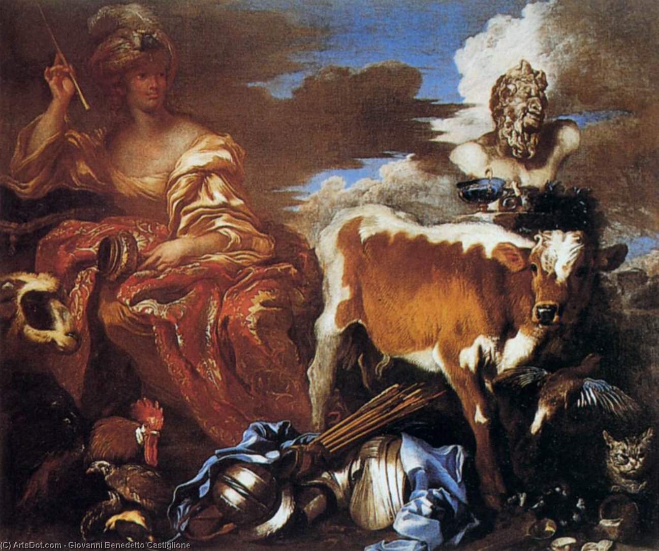 Circe — Giovanni Benedetto Castiglione