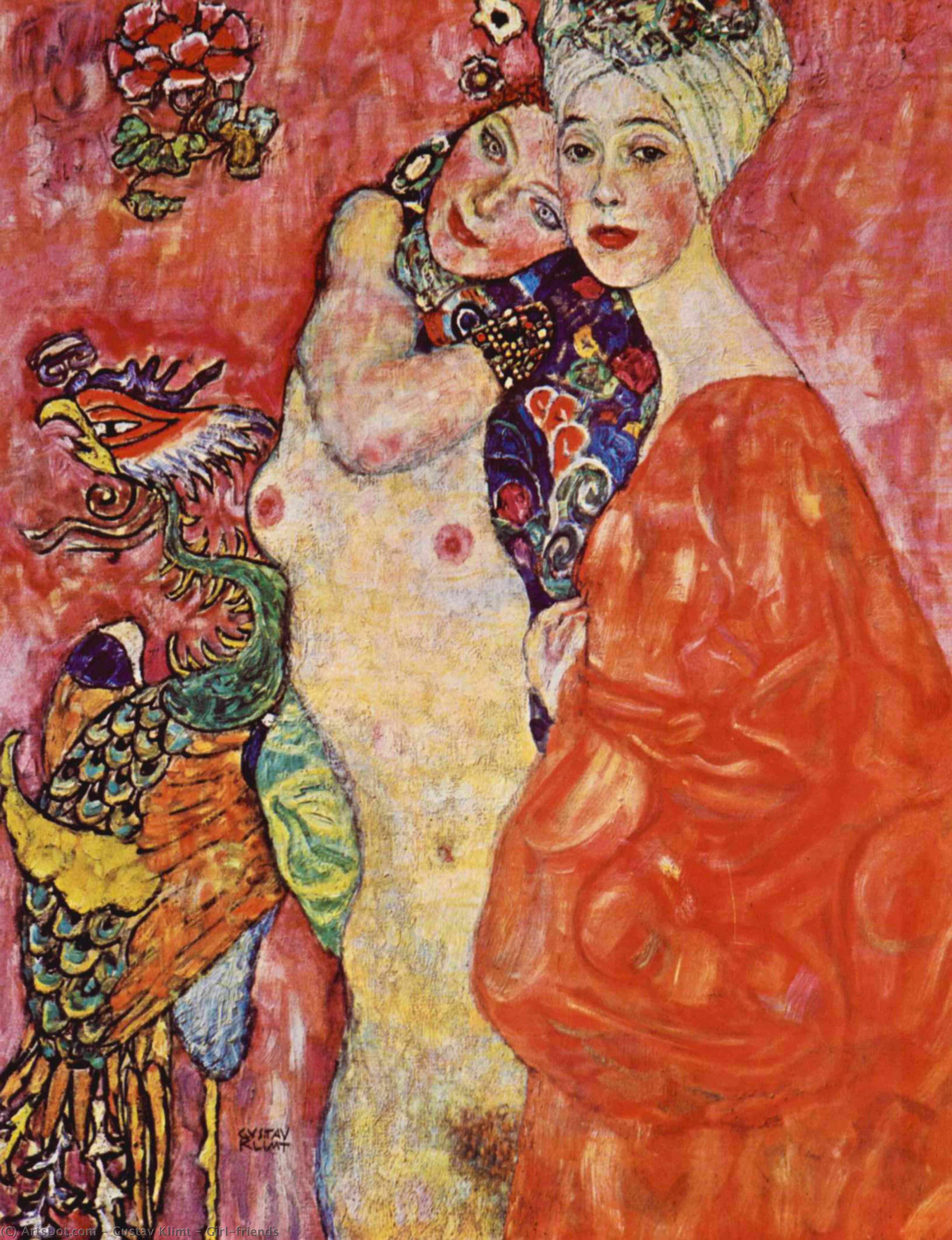 Girl-friends — Gustav Klimt