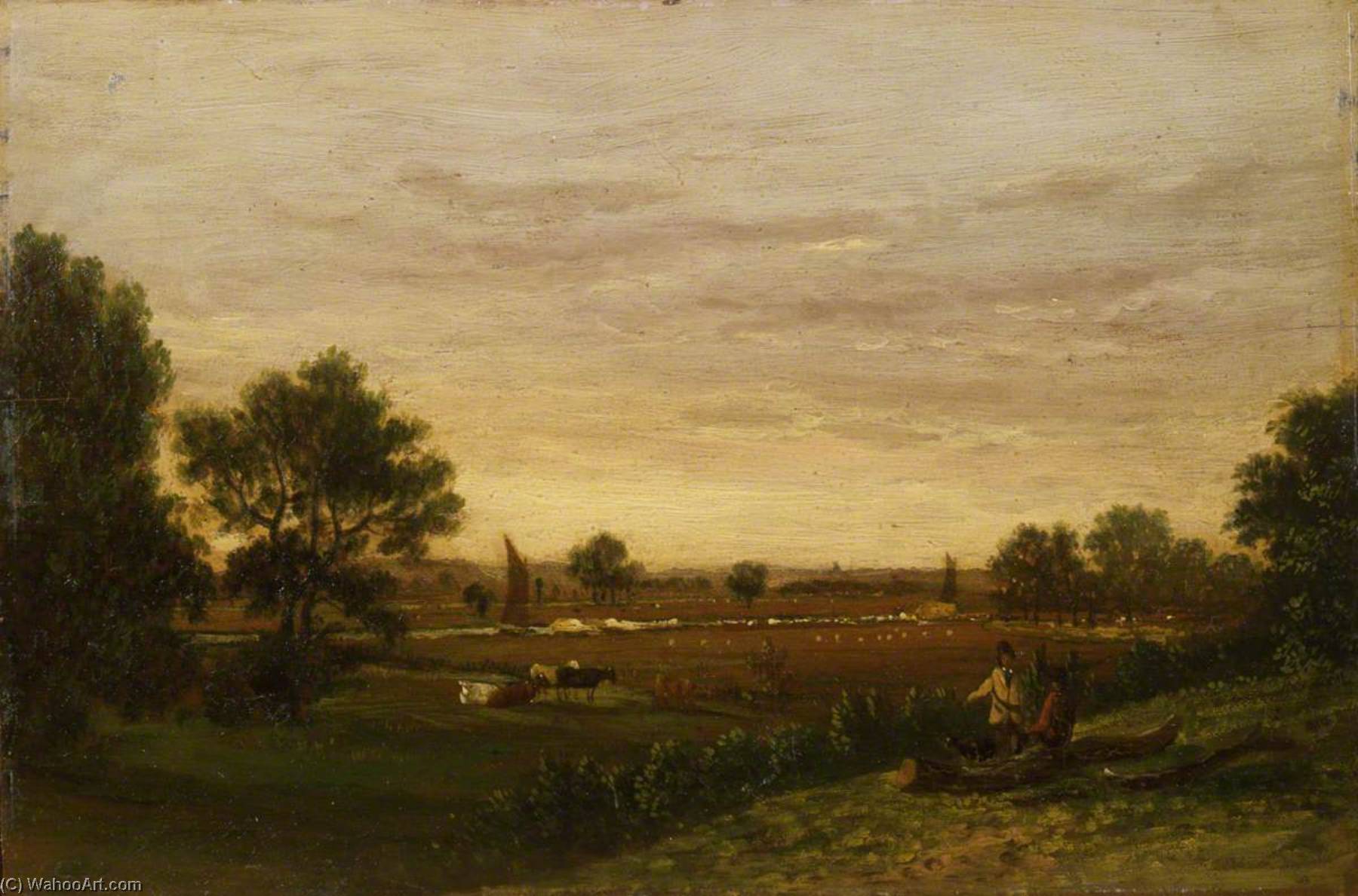 Landscape, River Yare From Postwick, Norfolk — Robert Ladbrooke