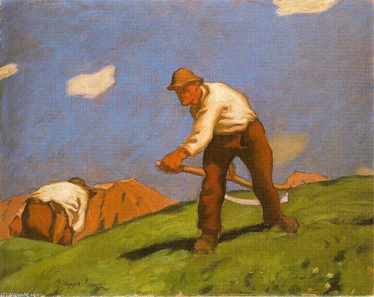 Two Overs — Albin Egger Lienz
