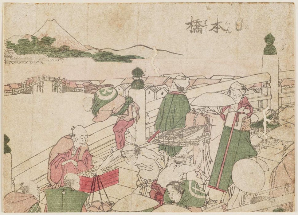Nihonbashi — Katsushika Hokusai