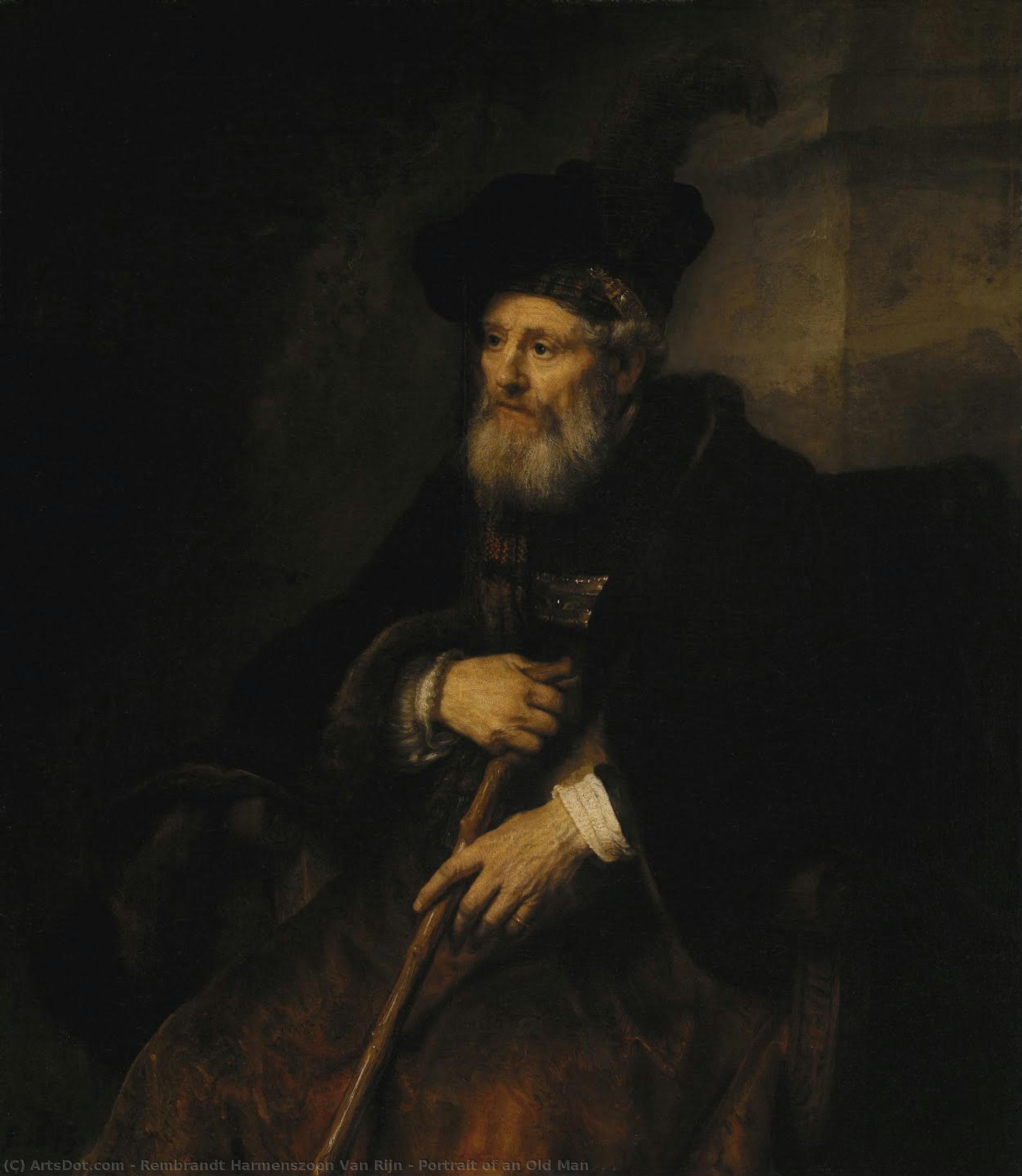 Portrait Of An Old Man — Rembrandt Van Rijn